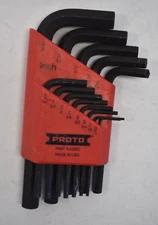 Proto Tools Stanley Hex Key Set 13 Piece Standard Kit Genuine OEM J4980