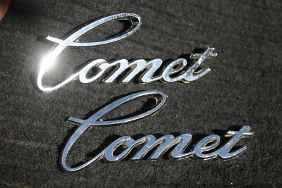 71-75 Mercury Comet Vintage Badge Emblem Fender Name Plate - D14B-16098-A