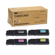 Versalink C400/C405 High Yield Toner Cartridges (4-Pack Black, Cyan, Magenta,...