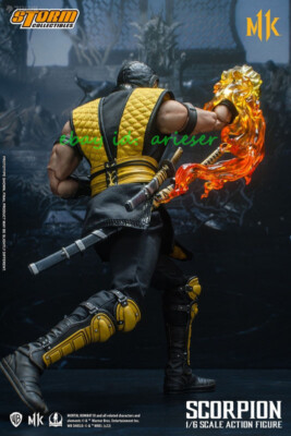 ゲームキャラクター Storm Collectibles Scorpion Storm Collectibles 1/6 Scorpion Mortal Kombat In Stock New Toys