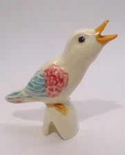 Adrian Pottery Pie Bird Vent * Small Colorful Pretty Bird