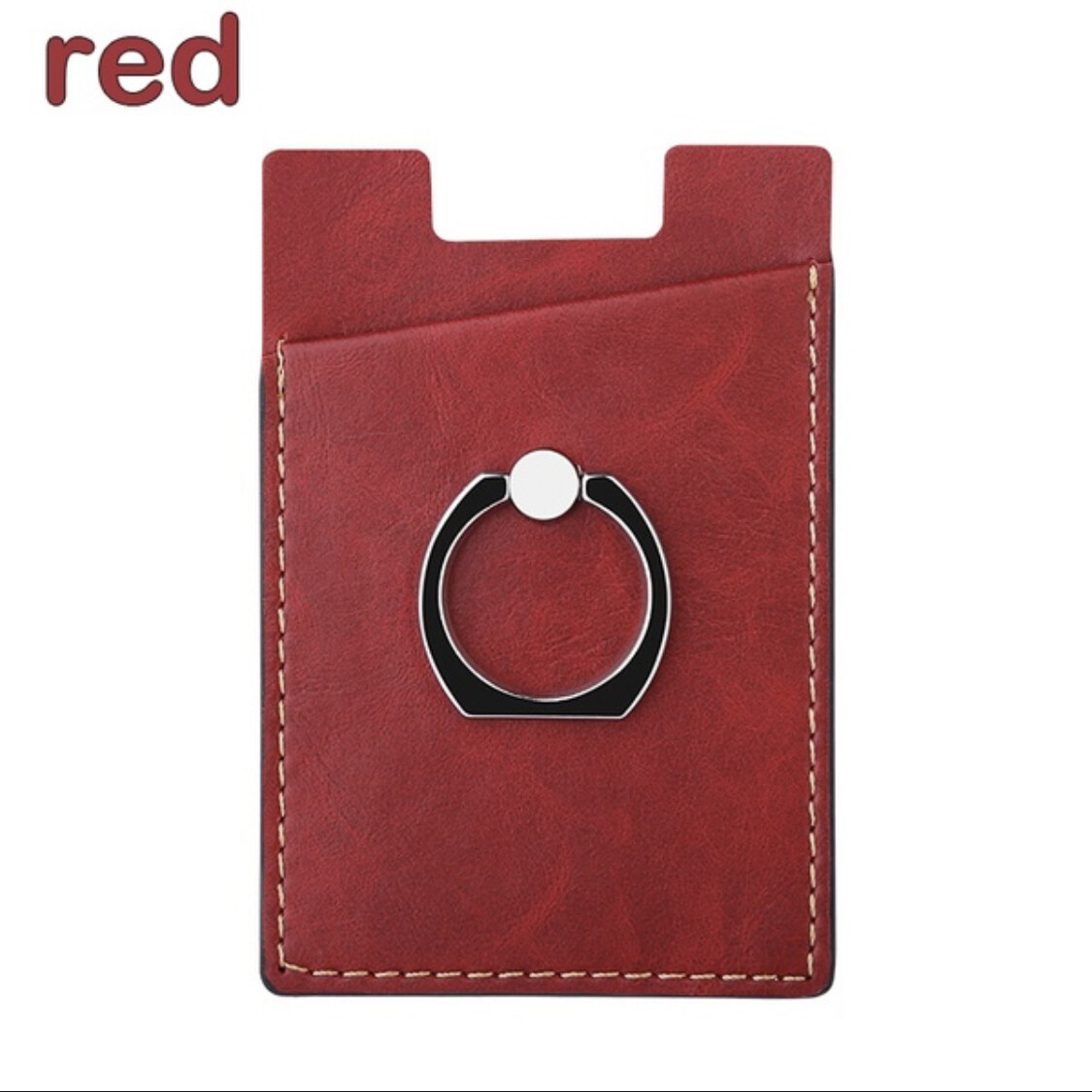 IPhone Credit Card Holder Leather Credit Card Holder Wallet Ring