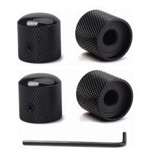 4 Pcs Barrel Knobs for P Bass/Telecaster Iban...