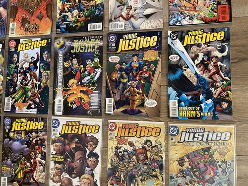 Young Justice Vintage DC Comic Books Collection Lot of 36 Issues Robin Secret - Picture 7 of 10