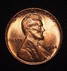 1944  Lincoln Wheat Cent  Gem BU