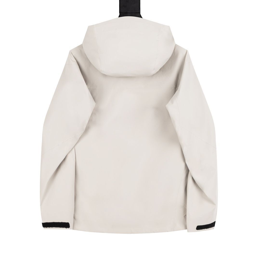 Giacca ARC'TERYX Alpha SV GORE TEX bianca giacca minimale colore puro DE