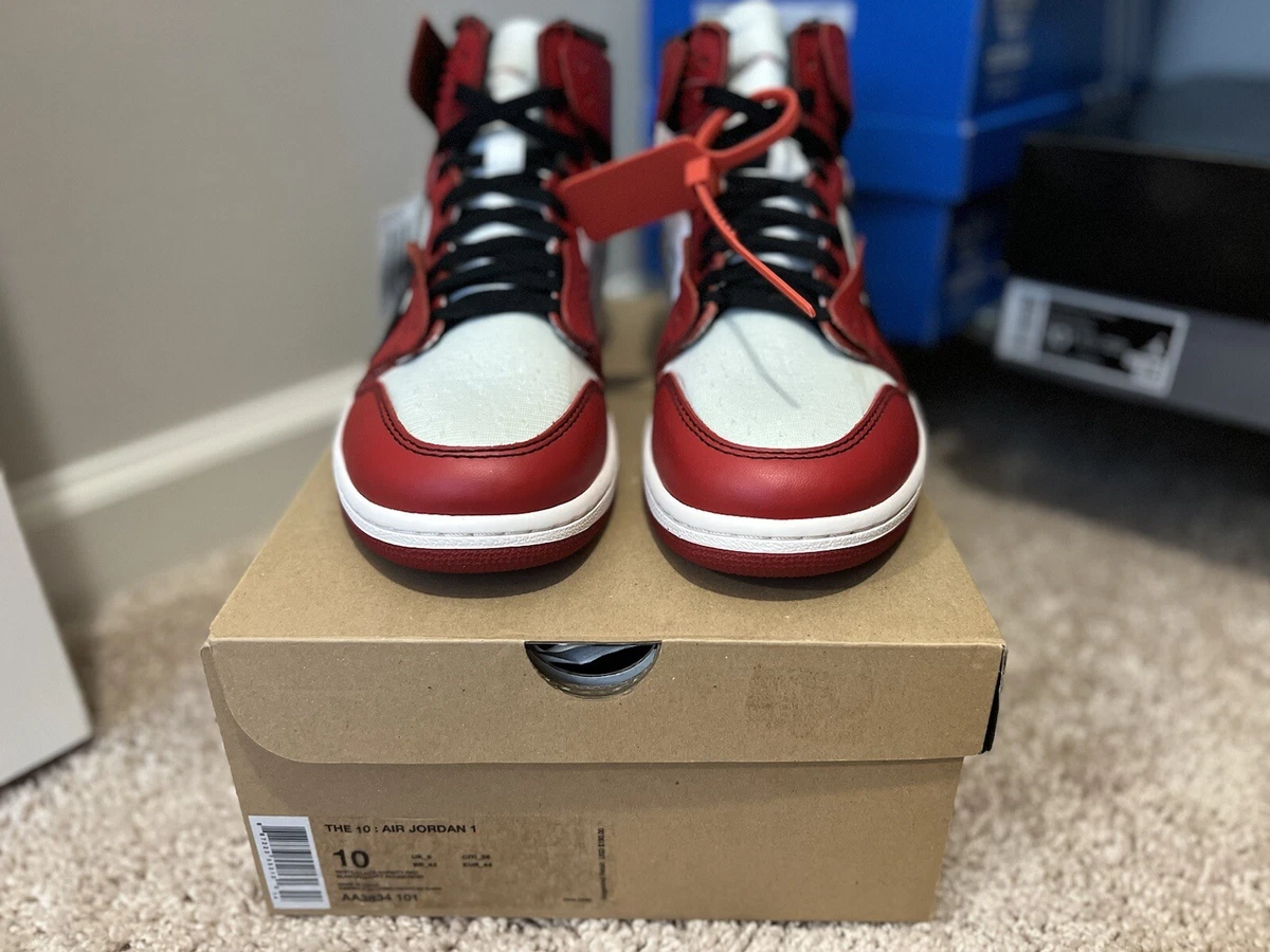 Air jordan 1 retro high og chicago off 2025 white