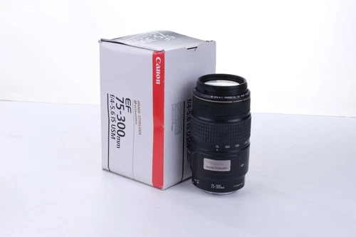 USED Canon EF 75-300mm f/4-5.6 IS USM Lens