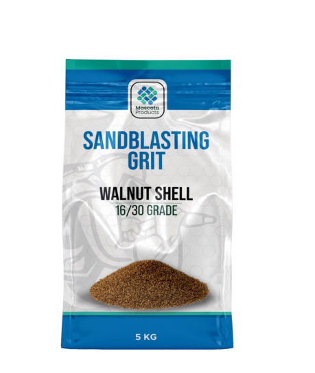 Shot Blasting Walnut Shell Cabinet Tumbler Polish 0.5-1mm 16/30 Mesh Grit 5kgs