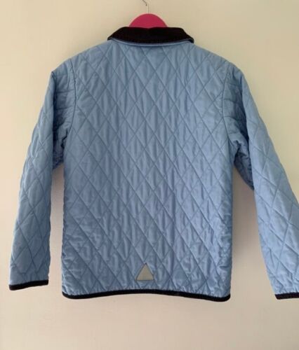 Girls LL Bean Quilted Riding Jacket-L-14/16-Blue-Fall-EUC-Layering - Picture 2 of 5