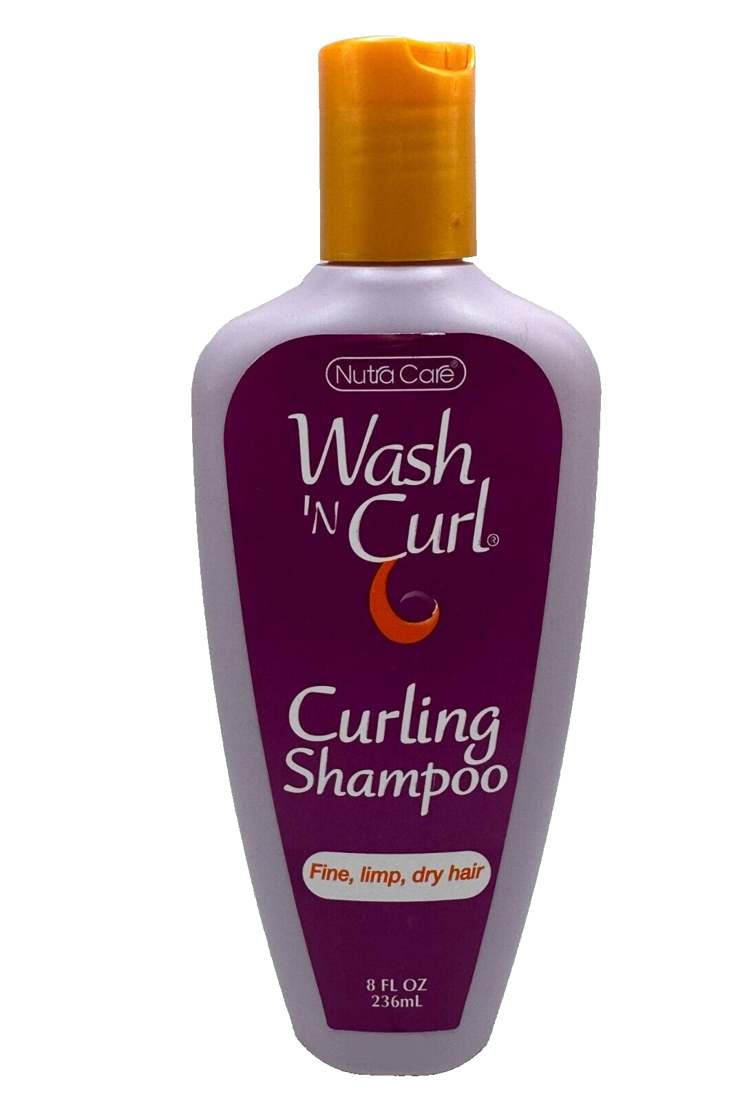 NEW Wash 'N Curl Curling Shampoo by Nutra Care 8 FL OZ Fine Limp