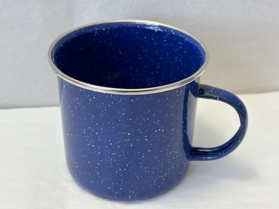 Nuevo Texsport 2-PACK Taza de café esmaltada 24oz Taza con borde de acero inoxidable (SH9) Foto 4 de 4