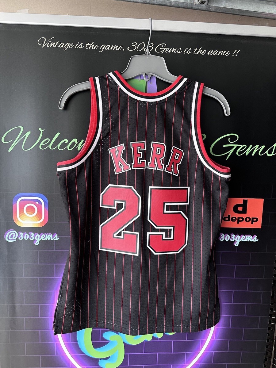 Authentic Mitchell & Ness Steve Kerr #25 Chicago Bulls 1995-96 NBA
