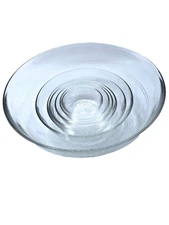 Duralex Clear Glass Mixing Nesting Bowl 7 Piece Set Made in France