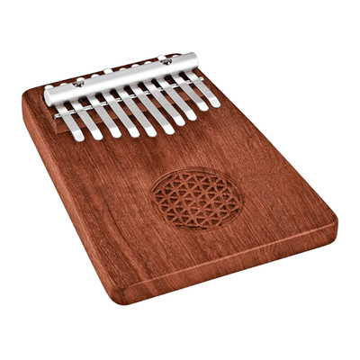 Meinl Sonic Energy Solid Kalimba C Major 10-Notes Flower Of Life Symbol-DCP