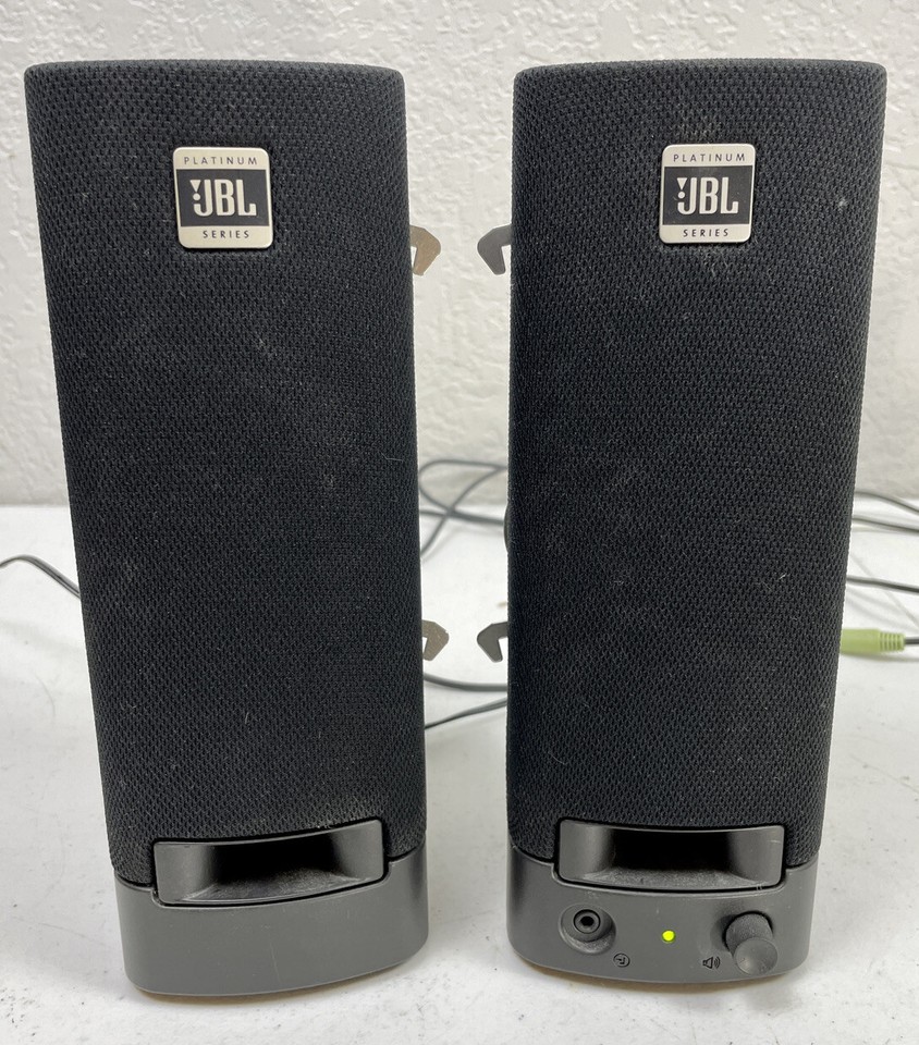 JBL Platinum Series Computer Speakers Wired Model SP08A11 Tested and