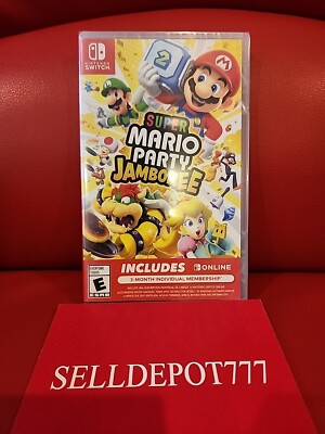 Super Mario Party Jamboree w/3 month member ship for Nintendo Switch (Brand New)