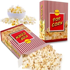 MT Products Popcorn Boxes for Party 1.25 oz / #3 Popcorn Buckets - Pack of 1000