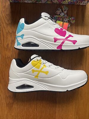 Skechers Uno-Crossing Hearts Tokidoki White Women Size 11 Skechers Uno-Crossing Hearts Tokidoki White Women Size 11
