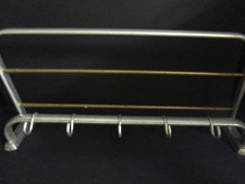 Vintage Garderobe Aluminium 60er Jahre Industrie Design  Ablage alt 60 x 27 cm