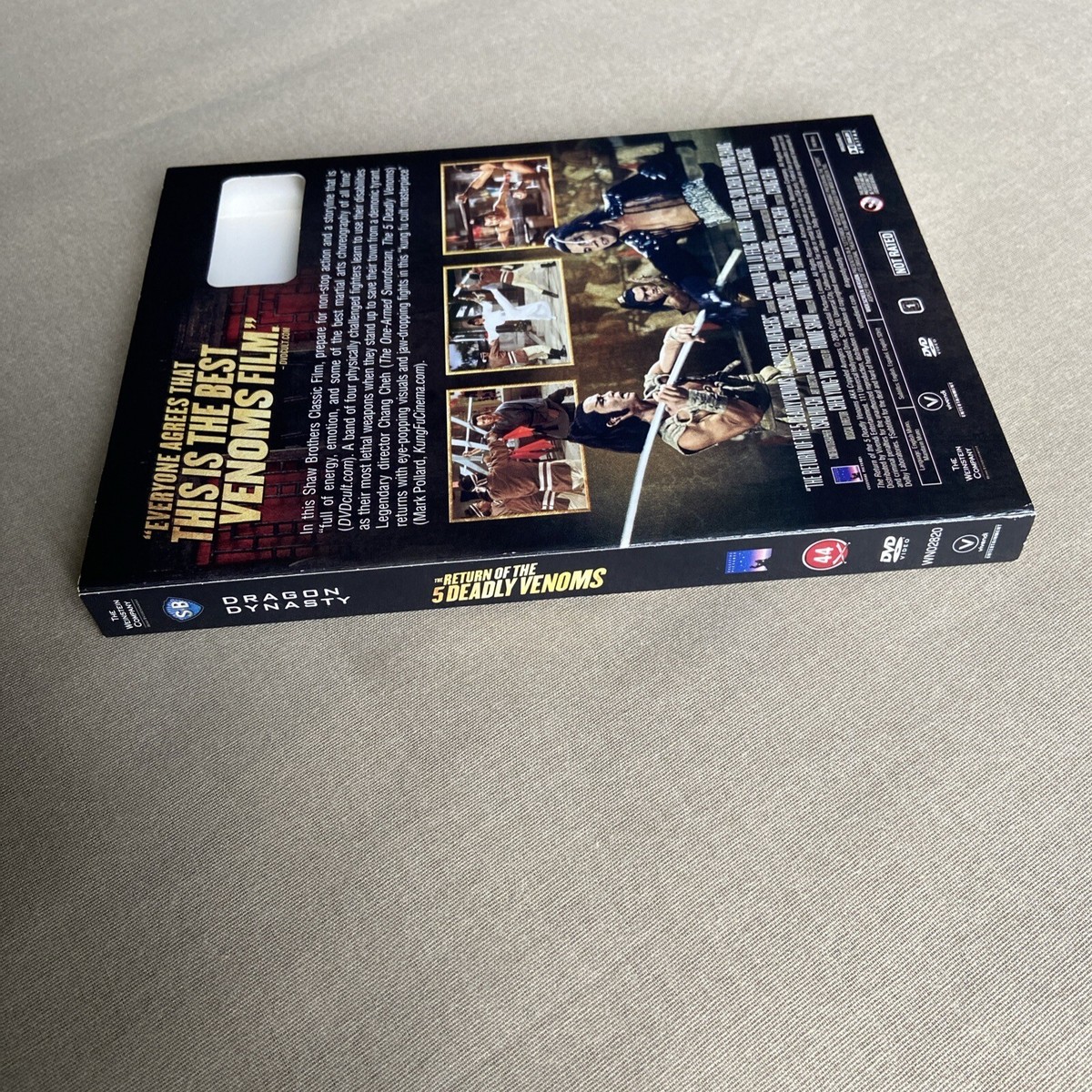 The Return 5 Deadly Venoms (DVD 1978 NEW Dragon Dynasty 44 +