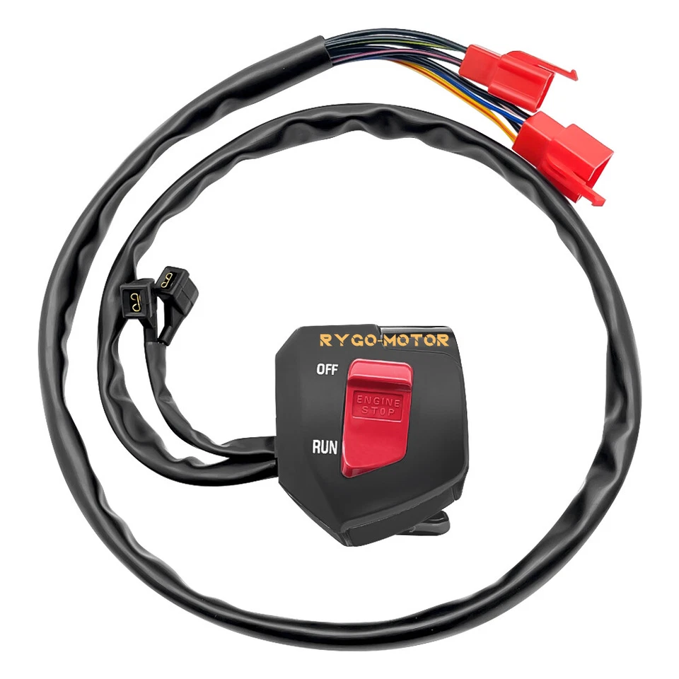 Interruptor de controle mão direita Start Stop Kill Switch 1991-1996 Honda CBR600F - Imagem 2 de 4