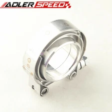 2" inch V Band Clamp Kit Male Female Flange Stainless Steel SS Turbo Exhaust 2''