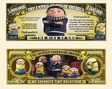 OUR RISE OF GRU NOVELTY NOTE (25 Bills)