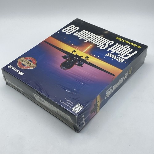 Microsoft Flight Simulator 98 (PC CD ROM 1998) Windows Big Box NEW SEALED - Picture 6 of 8