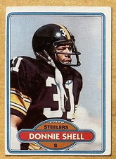 Donnie Shell 1980 Topps Football #256 Pittsburgh Steelers VG-EX