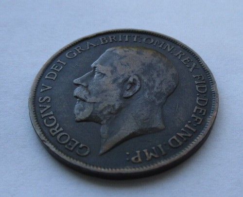 1912-H GREAT BRITAIN PENNY - HEATON MINT - KM810 - CIRCULATED-FREE SHIPPING - Picture 7 of 7