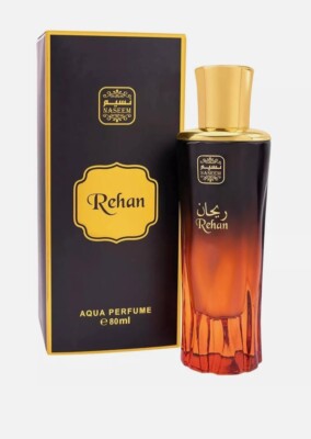 REHAN Men Aqua Parfum by Naseem | Non Alcoholic Citrus Woody Musk Dubai Perfume