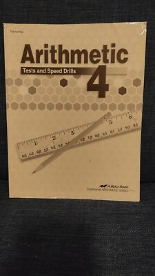 Abeka Arithmetic 4 Teacher Quiz, Test, & Speed Drill Key | eBay