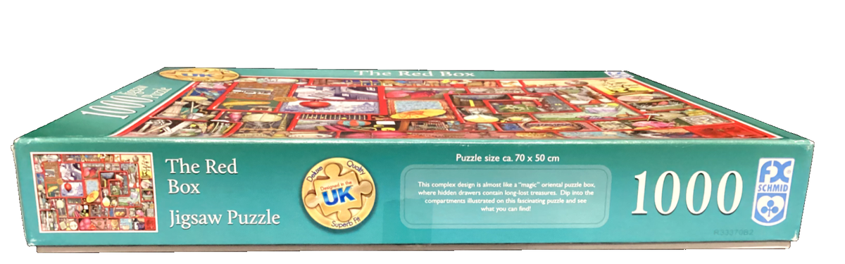 Puzzle FX Schmid 1000 Pezzi "La Scatola Rossa" Di Colin Thompson - 2020 - Ottime Condizioni