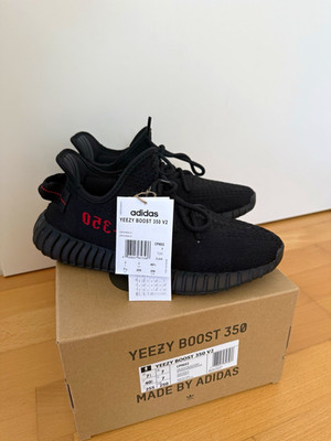 adidas Yeezy Boost 350 V2 Herren Sneaker Schwarz/Rot EU 40 2/3 CP9652