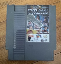 WWF WrestleMania Steel Cage Challenge Nintendo NES 1992 Cart Tested