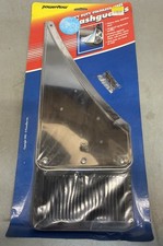 Vintage Splash Guards 1992 Powerflow Stainless Steel Black Sealed Mud Guards