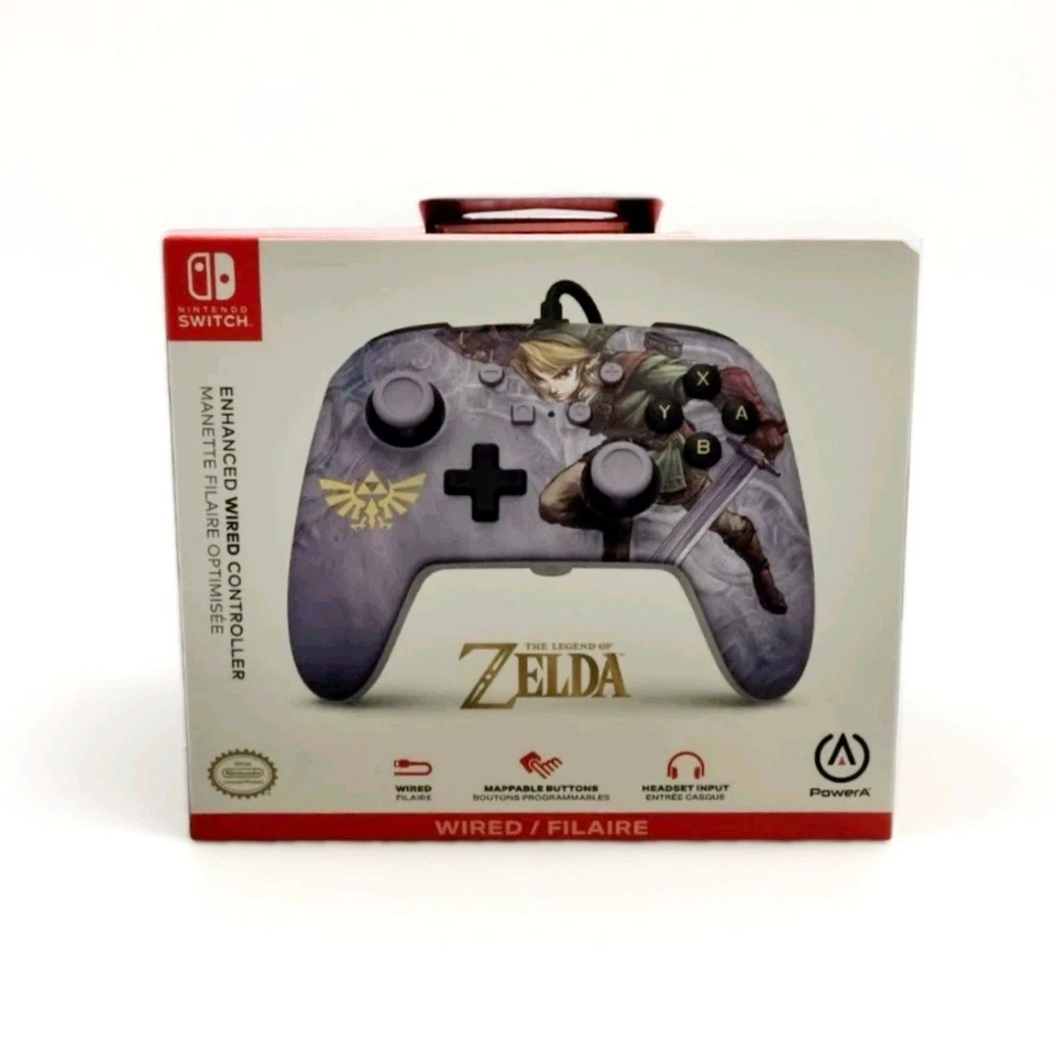 Switch Controller Enhanced wired Link tapfer PowerA - Nintendo Switch - Neu