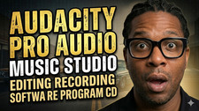Audacity Pro 3 Audio Music Studio  Muse Hub  100 VST - Windows Mac Linux-CD