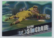 2022 Topps Chrome MLS Aqua Lava Refractor /299 Dayne St Clair #67 2b6
