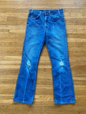 Vintage 90s Orange Tab Levi  s 517 29x30.5 Bootcut Flare Made In USA Distressed