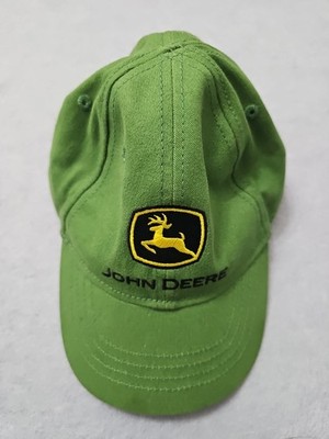 John Deere Toddler/Youth Boys Green Stretch Band Deer Hat Cap Embroidered Logo 