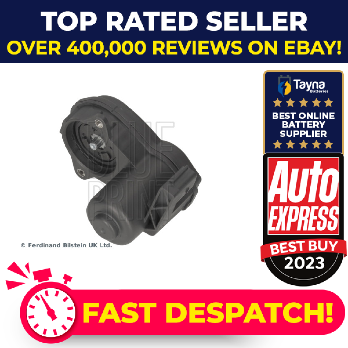 Brake caliper servo motor fits RENAULT KADJAR 1.6 Rear Left 2016 on Blue Print