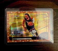 2025-26 NBA Hoops Jalen Brunson All Star Light Burst Orange 10/25 Color Match SP