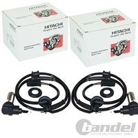 2X Astemo Hitachi ABS-SENSOR Raddrehzahl Hinten FüR Audi A4 Links+Rechts |