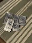 From Tube 1 OZ PERTH MINT 9999 FINE SILVER KANGAROO BARS