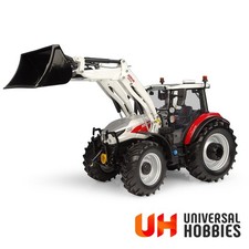 MODELL TRAKTOR STEYR 4120 PLUS & FRONTLADER 1:32 UH TRECKER SCHLEPPER TOPP