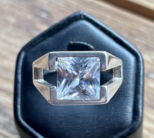 Toller 925er-Silber-Ring mit großem Stein, Gr. 55 - Bild 5 von 9