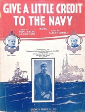Give A Little Credit To The Navy Sheet Music William Franklin Del Chain Phillips