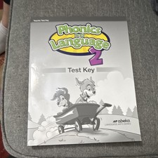 Abeka Phonics and Language 2 Test Key Book, L...